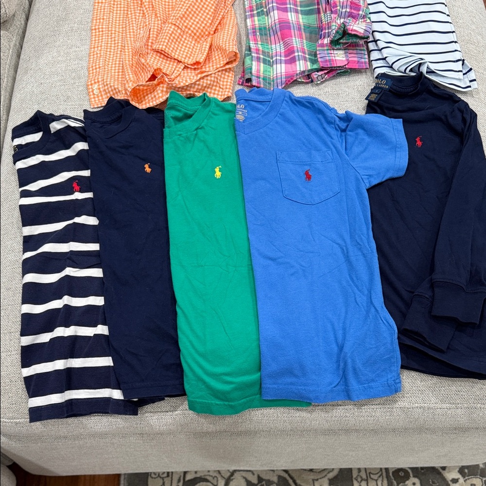 Polo by Ralph Lauren Kids' Blue, Green, and Navy T-Shirt Collection